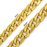 Stylish 6mm & 8mm &10mm mixed color & gold & steel color inside horizontal long necklace DIY matching chain