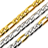 Fashion 6mm & 8mm &10mm Mixed Color & Gold & Steel Color Long Necklace DIY Matching Chain