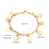 Gold Accessory Bracelet without Diamonds 20cm