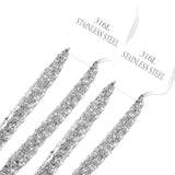 ASON 10pcs / 2mm*45cm 50cm 55cm 60cm Lips Stainless Steel Chains