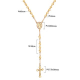 3-Golden Jesus Chain-6MM