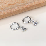 Aretes circulares con cereza de 1,6x11 mm