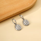 2x12.7mm circle with shaped earrings