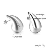 Spring 2024 20mm~30mm Drop Oval Earrings