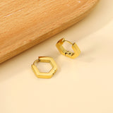 Boucle d'oreille hexagonale 2,9*16*14,3 mm