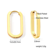 Oval ear buckle 2.8*14*25.7mm