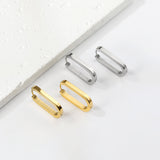 Oval ear buckle 2.8*14*25.7mm