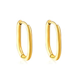 Oval earrings