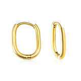 Oval earrings