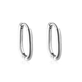 Oval earrings