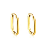 Oval earrings