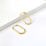 Oval earrings