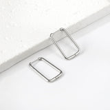 Rectangular ear buckle