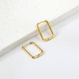 Rectangular ear buckle