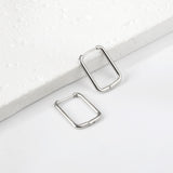 Rectangular ear buckle