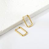 Rectangular ear buckle