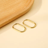 Oval earrings