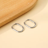 Oval earrings