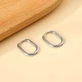 Oval earrings