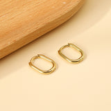 Oval earrings