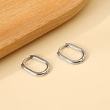 Oval earrings