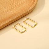 Rectangular ear buckle