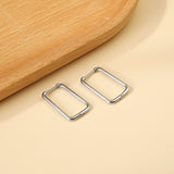 Rectangular ear buckle