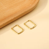 Rectangular ear buckle