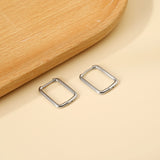 Rectangular ear buckle