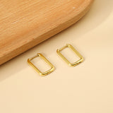 Rectangular ear buckle