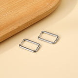 Rectangular ear buckle