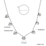 4 CZ necklaces in different colors