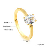 4 Claw & Oval Diamond Ring