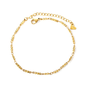 2.3mm Double Bead Accessory Anklet 21+6cm