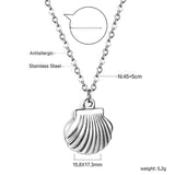 Shell Pendant Necklace 45cm+5cm