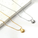 2024 New Year Shell Pendant Necklace 40+5cm