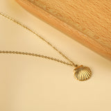 Shell Pendant Necklace 45cm+5cm