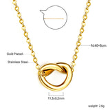 2024 New Year Rope Clasp Pendant Necklace 40+6cm