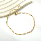 2.3mm Double Bead Accessory Anklet 21+6cm