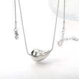 20mm & 25mm Water Drop Oval Pendant Necklace 40+5cm