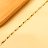 2.4*11mm long dumpling accessories anklet 22+6cm