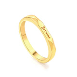 Love you letter ring female niche design fashion personality simple net red pair ring plain ring finger ring