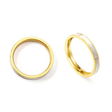 Factory direct supply white shell ring simple fashion wholesale