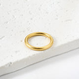 Ancient vegetarian ring glossy ring new cold wind gold finger ring