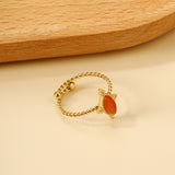 Vintage versatile elegant niche stainless steel ring