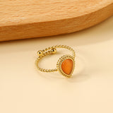 Vintage versatile elegant niche stainless steel ring