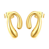 Drop n Shape Earrings 10*16.5mm Gold Color