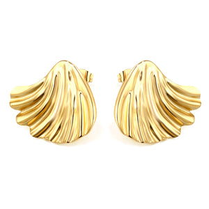 31.2*24.7mm threaded winged stud earrings