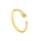 New Stainless Steel Snake Open Casting Ring