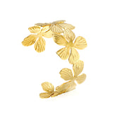 32.8mm wide open soft bracelet gold color